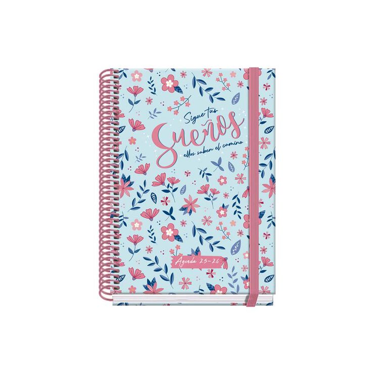 Agenda escolar Dohe A5 sem/vista cas 2025-26 Prime Blossom