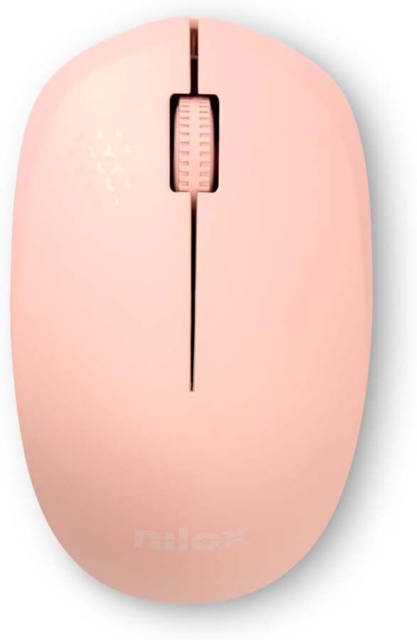 Rat&oacute;n inal&aacute;mbrico Nilox rosa pastel