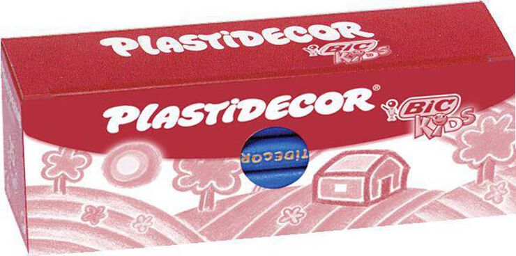 Cera Plastidecor blau fosc 25u