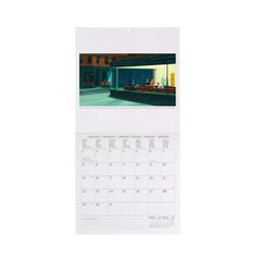 Calendario pared Legami 18X18 2024 Edward Hopper