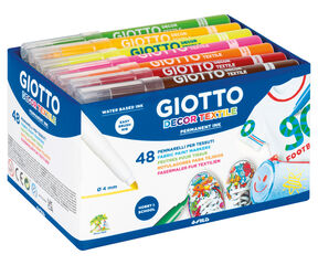 Rotuladores Giotto Decor Textile Schoolpack 48 unidades