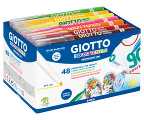 Rotuladores textiles Giotto Decor 48u