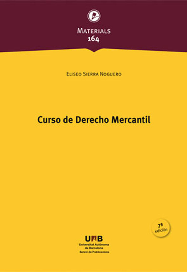 Curso de derecho mercantil