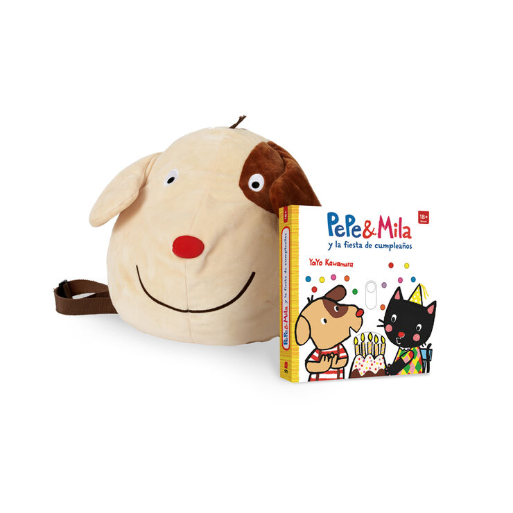 Pack Pepe y Mila y la fiesta de cumpleaños + Mochila Pepe