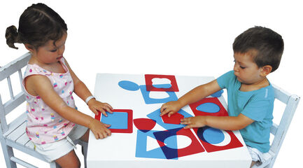 Joc didàctic Formes montessori Henbea