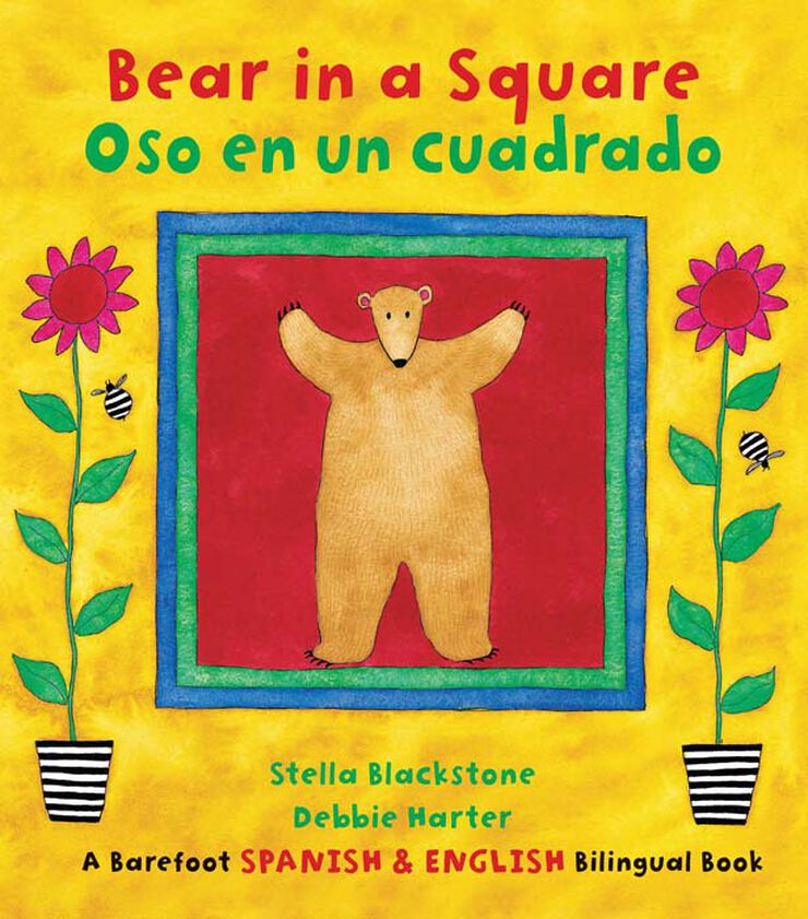 Bear in a square/ Oso en un cuadrado