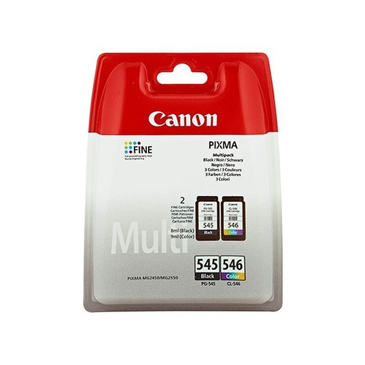 Cartucho original Canon Pack 2U PG-545+CL-546C - 8287B006