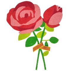 Pintar amb Sorres Arenart Rosa Sant Jordi fusta amb imant