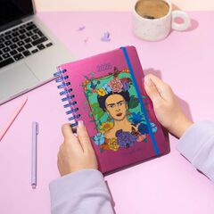 Agenda A5 sem/vista mult 2026 Frida Kahlo
