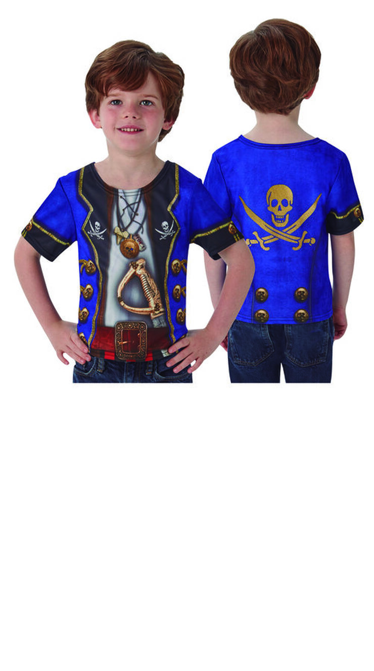 Camiseta de pirata Rubie´s De 5 a 7 años