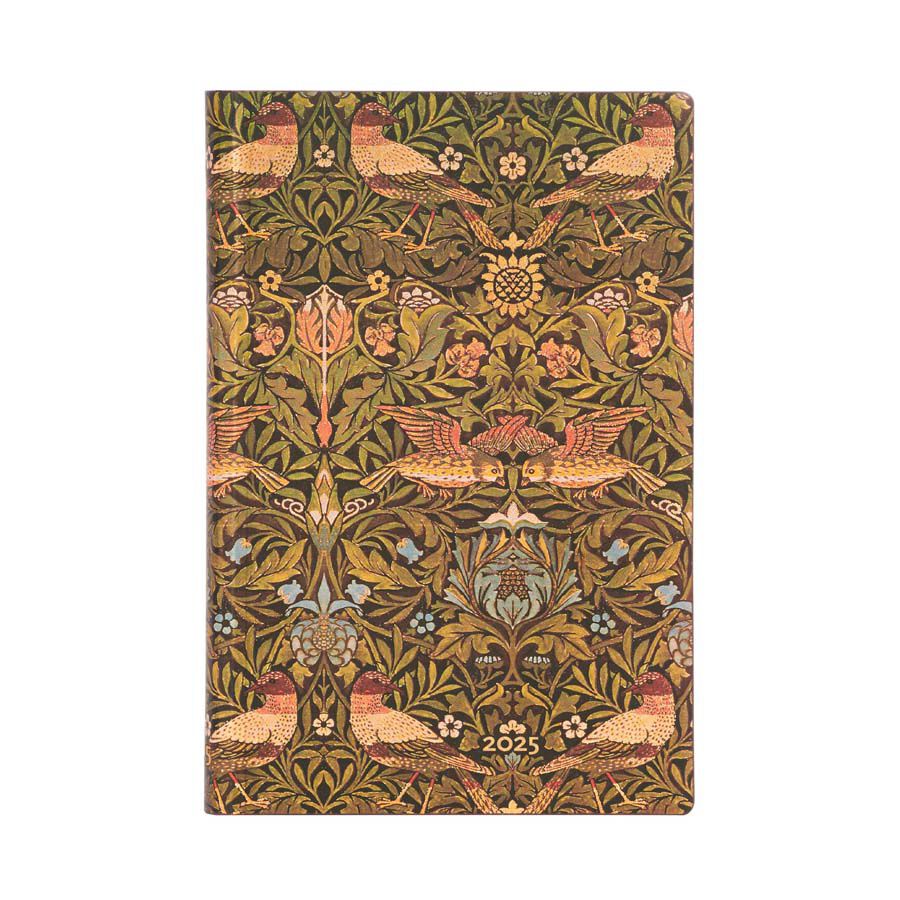 Agenda Paperblanks Flexi Aves Mini sem/vista castellano 2025