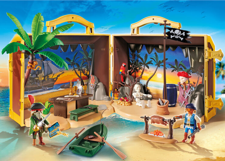 Playmobil Pirates Illa maletí 70150