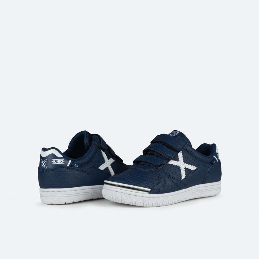 Zapatillas MUNICH Velcro Azul Abacus Online