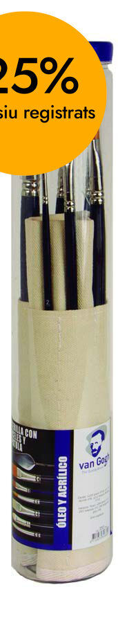 Tub pinzells oli/acr&iacute;lic Talens 6u