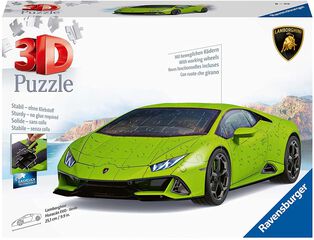 Puzle 3D 140 piezas Lamborghini Huracán EVO Verde