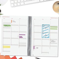 Agenda Finocam Opaque D&iacute;a P&aacute;gina 2027 Catal&aacute;n Azul