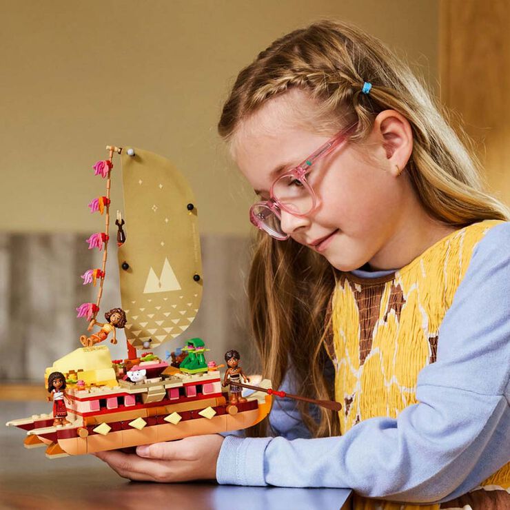LEGO® Disney Princess Canoa de Aventuras de Vaiana 43270