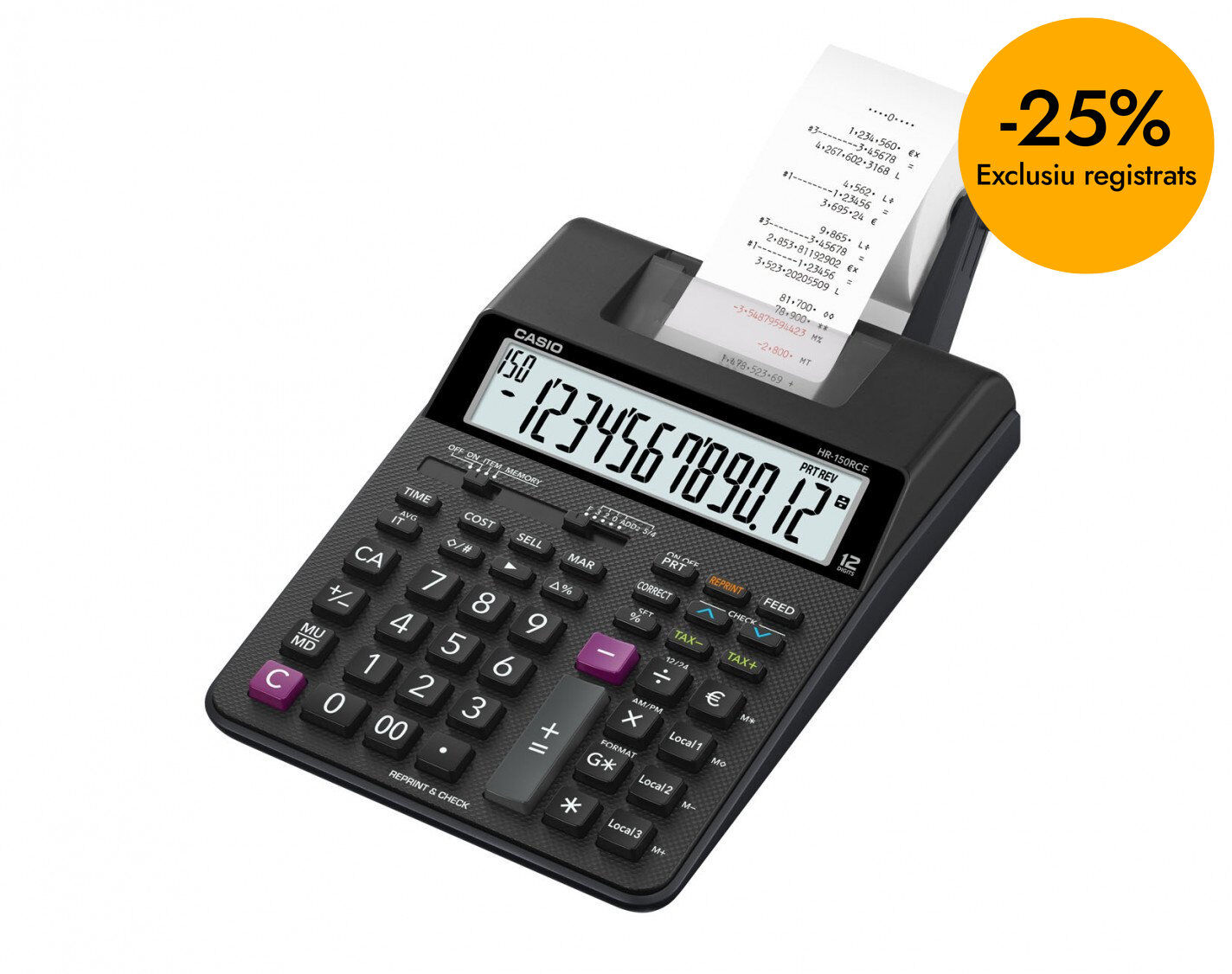 Casio Impressora Oficina HR-150 RCE