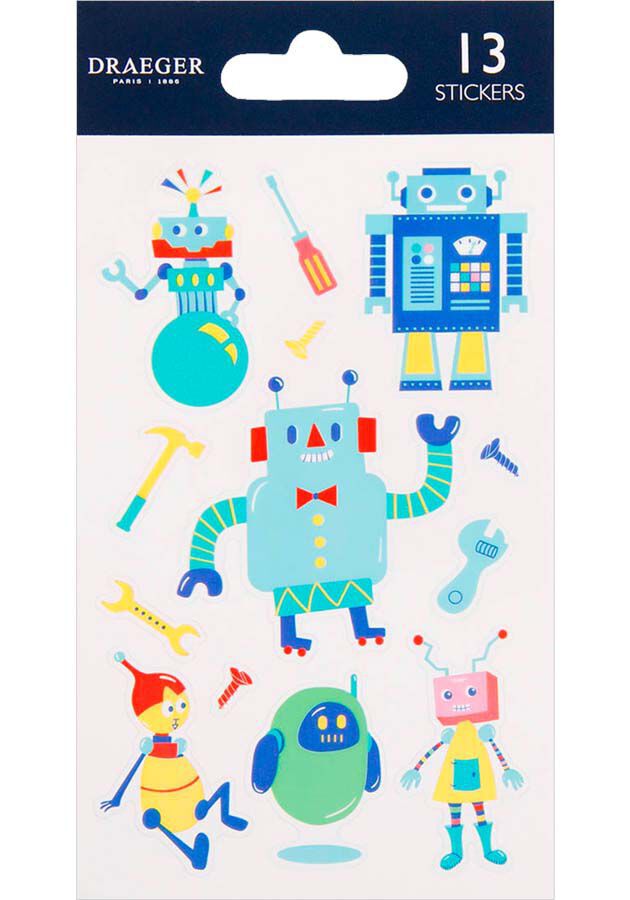 Stickers Draeger Robots 13u
