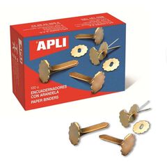 Encuadernador amb arandela 18mm Apli 100u