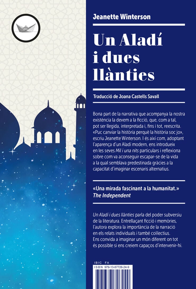 Un Alad&iacute; i dues ll&agrave;nties