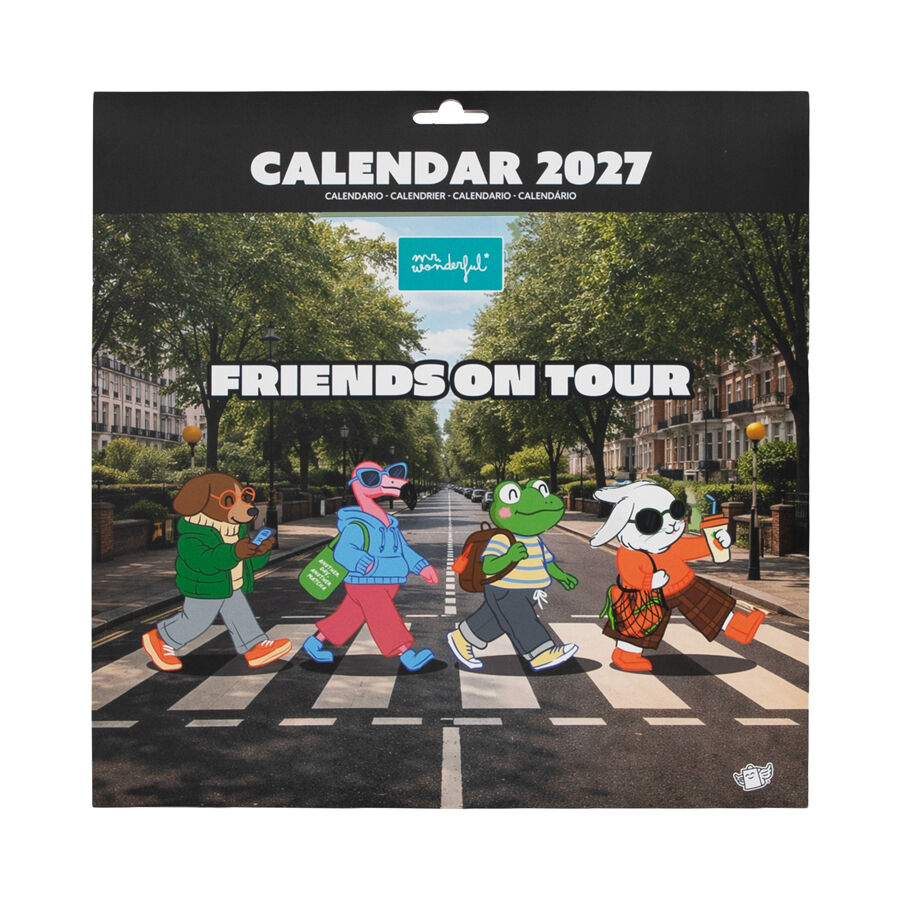Calendari Mr. Wonderful Parets Friends On Tour Multiling&uuml;e 2027