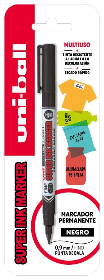 Marcador permanente Uni PNA-125 negro
