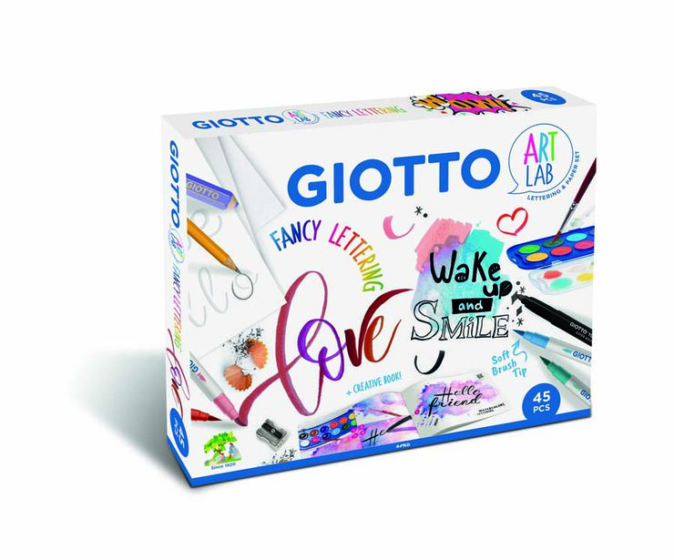 Set Lettering Art Lab Giotto Fancy