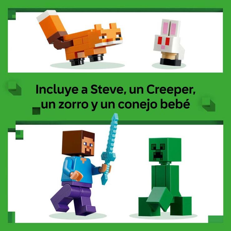 LEGO® Minecraft L’Aventura d'Steve a la Taigà 21583