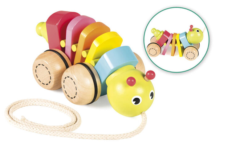 Gusano de arrastre de colores