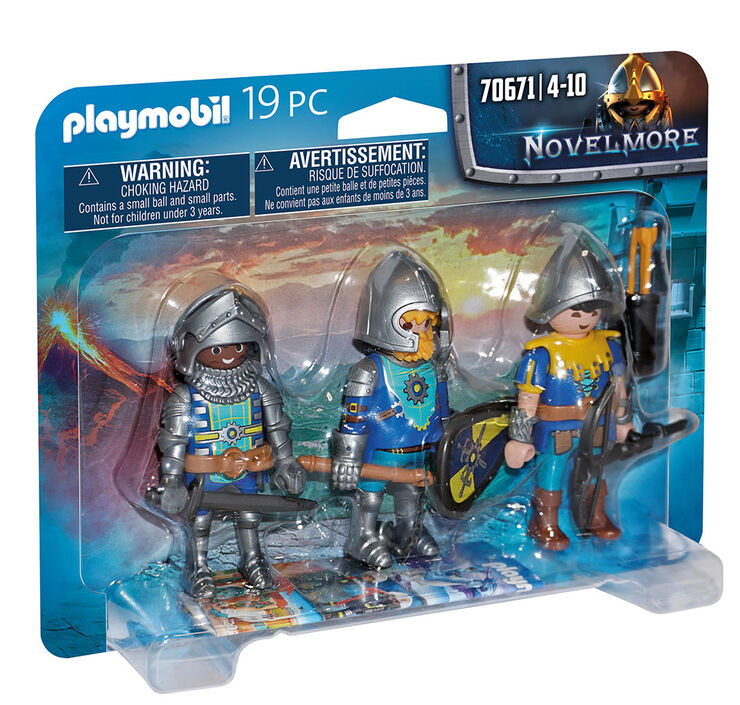 Playmobil Novelmore Set de 3 Caballeros de Novelmore 70671