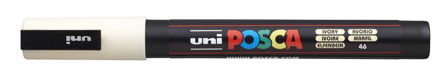 Retolador Posca PC-3M 0,9-1,3mm ivori
