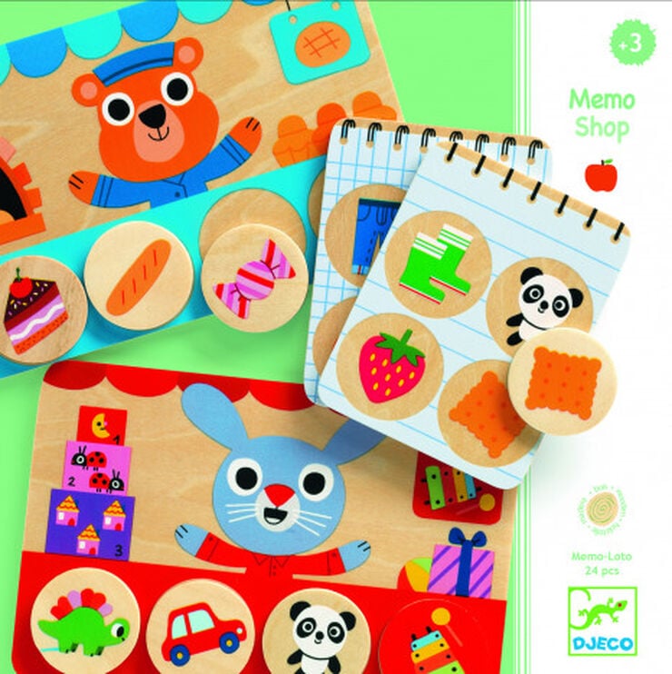 Juego de memoria Djeco Memo-Loto Shop