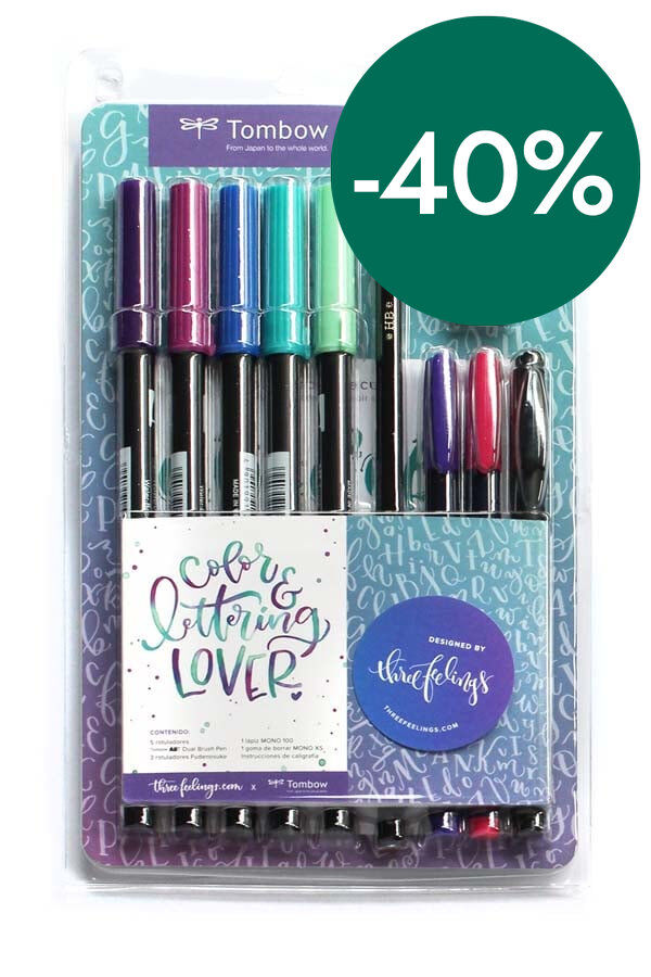 Lettering Tombow Set Edition Threefeelings