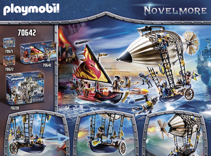Playmobil Novelmore Zepelí de Dario 70642