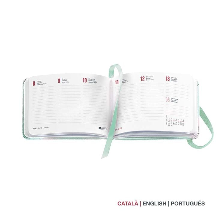 Agenda Miquelrius Pocket 10x7 setm/vista català 2026 Gradient