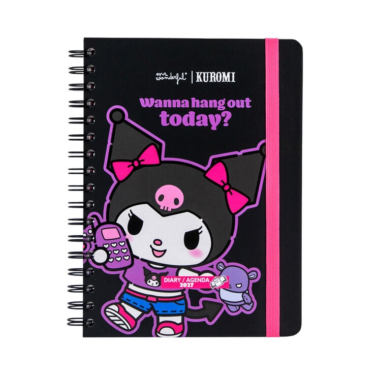 Agenda Mr. Wonderful Semana Vista Kuromi Castellano 2027