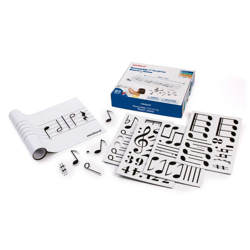 Joc musical Miniland Pentagrama magn&egrave;tic