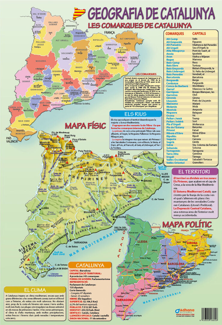 ADHAC 35x50 Geografia Catalunya