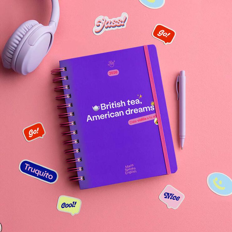 Agenda Maria Speaks English castellano sem/vista 2026