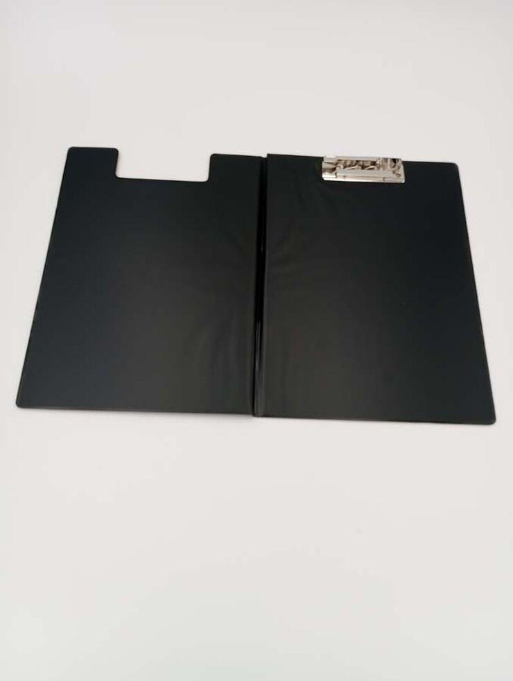 Carpeta miniclip superior Abacus Folio negro