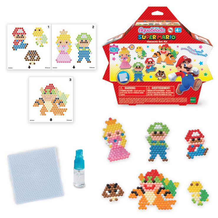 Aquabeads Super Mario personajes