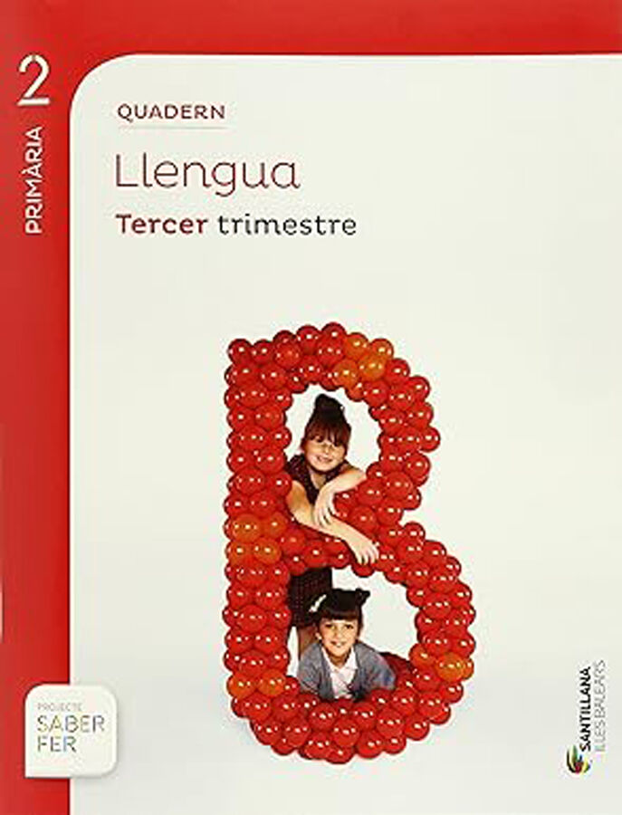 Llengua-quadern 3/15 PRIM&Agrave;RIA 2 Santillana Text 9788468006116