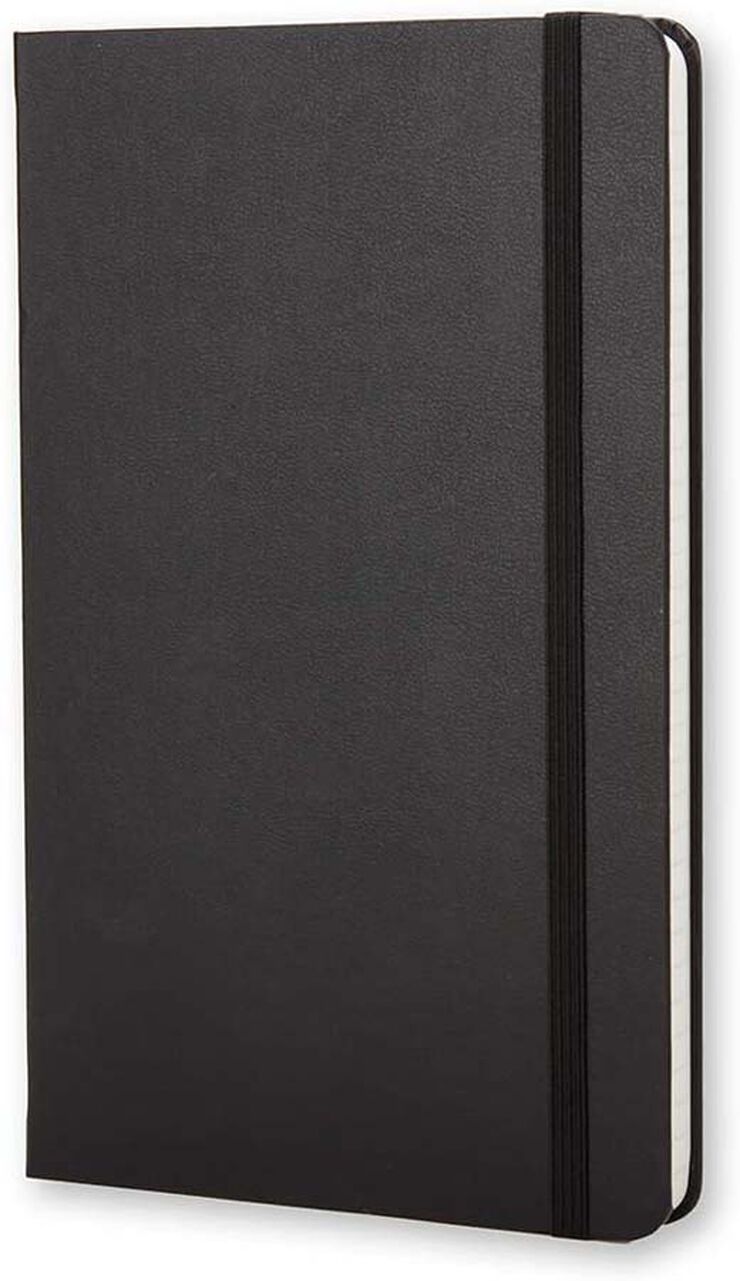 Libreta Moleskine L raya negro