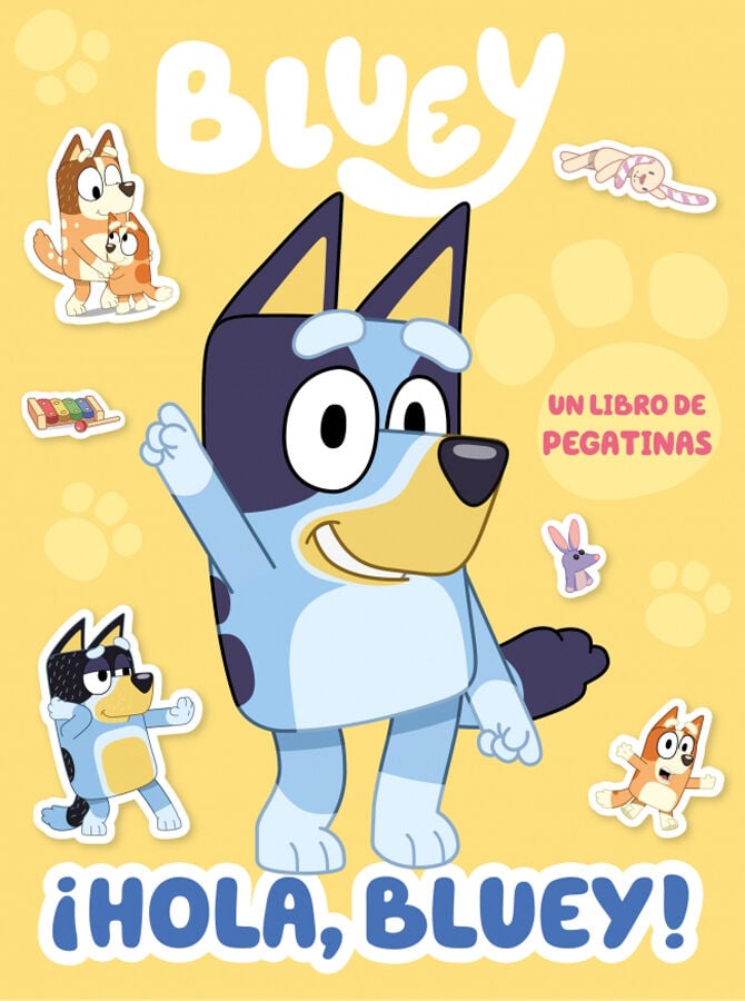 Bluey. Actividades &iexcl;Hola, Bluey! Libro de pegatinas
