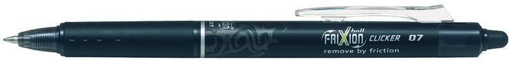 Bolígrafo Pilot Frixion Clicker negro
