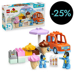 LEGO® DUPLO Bluey Excursión a la Heladería con Bluey 10458