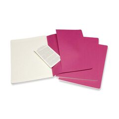 Pack 3 Llibretes Moleskine P Rosa Ratlla