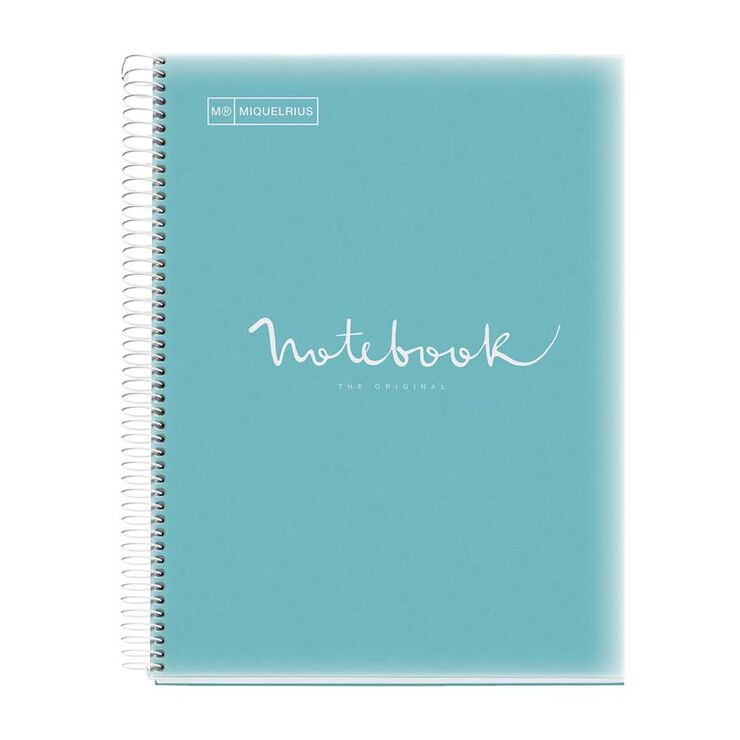 Notebook 1 A4 Miquelrius Emotions 80 fulls blau cel