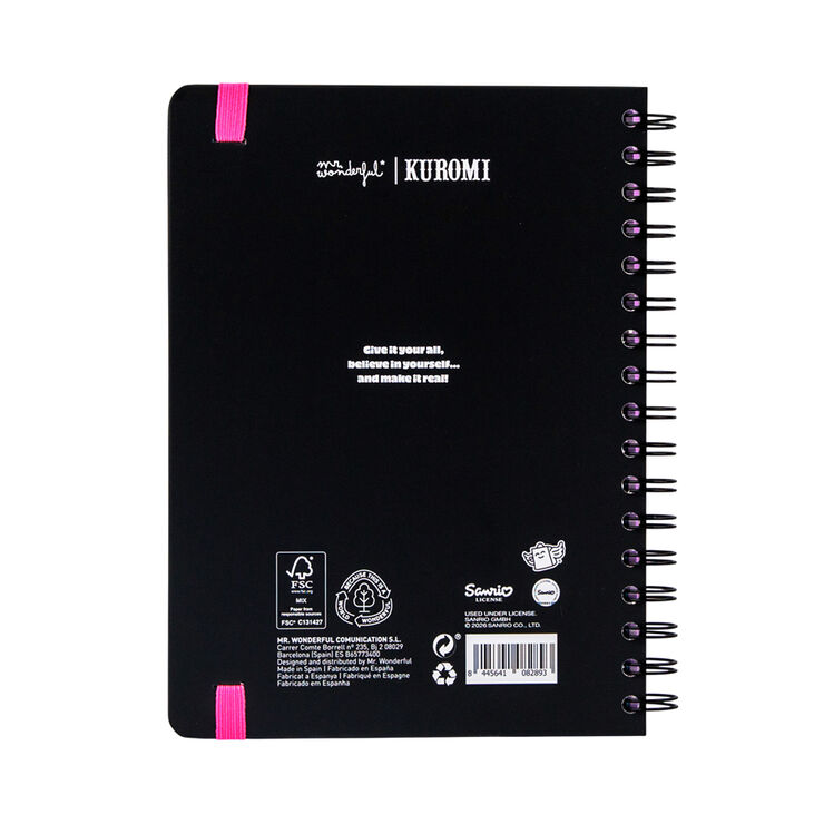Agenda Mr. Wonderful Semana Vista Kuromi Castellano 2027